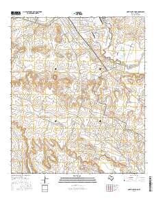 North Fort Hood 2016 topographic map thumbnail