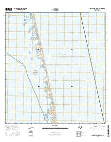 North of Port Isabel SW 2016 topographic map thumbnail