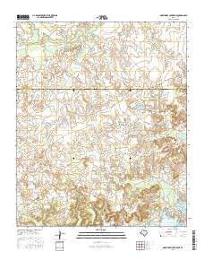 Northwest Lake Kemp 2016 topographic map thumbnail