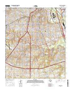 Oak Cliff 2016 topographic map thumbnail