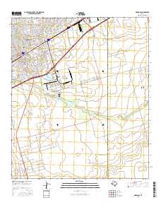 Odessa SE 2016 topographic map thumbnail