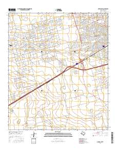 Odessa SW 2016 topographic map thumbnail