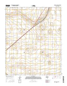 Oklahoma Lane 2016 topographic map thumbnail