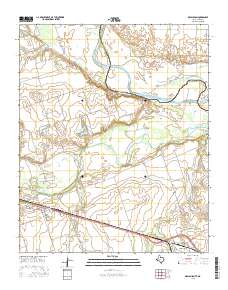 Oklaunion 2016 topographic map thumbnail