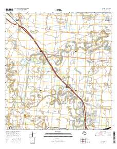 Olmito 2016 topographic map thumbnail