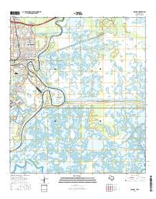 Orange 2016 topographic map thumbnail