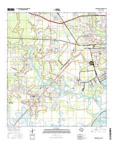 Orangefield 2016 topographic map thumbnail