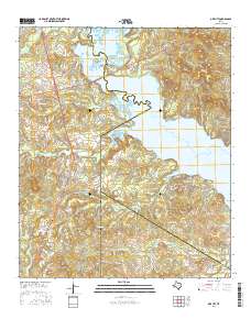Ore City 2016 topographic map thumbnail
