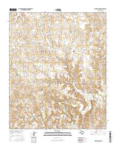 Ox Yoke Creek 2016 topographic map thumbnail