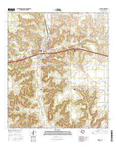 Ozona 2016 topographic map thumbnail