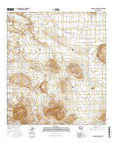 Packsaddle Mountain 2016 topographic map thumbnail