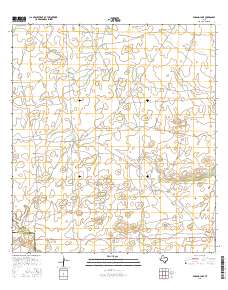 Paisano Lake 2016 topographic map thumbnail