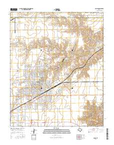 Pampa 2016 topographic map thumbnail