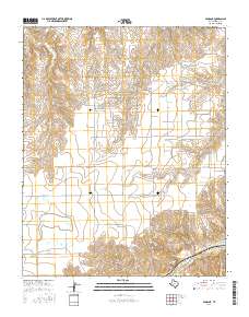 Pampa NE 2016 topographic map thumbnail