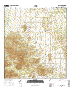 Panther Junction 2016 topographic map thumbnail