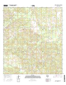 Parrilla Creek SE 2016 topographic map thumbnail