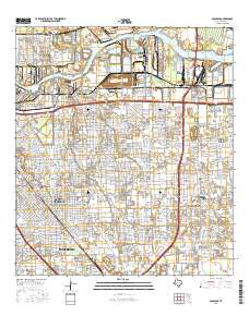 Pasadena 2016 topographic map thumbnail