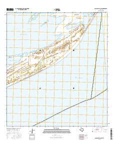 Pass Cavallo SW 2016 topographic map thumbnail