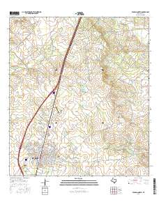 Pearsall North 2016 topographic map thumbnail
