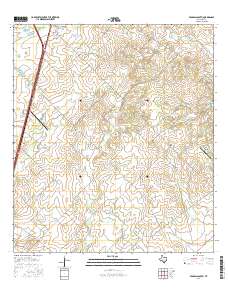 Pearsall South 2016 topographic map thumbnail