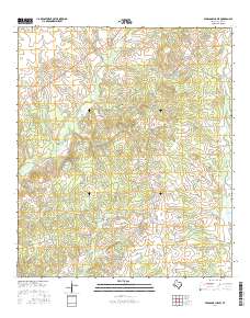 Pearsons Chapel 2016 topographic map thumbnail