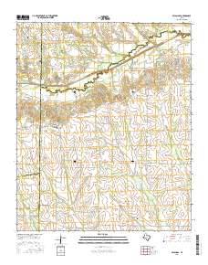 Pecan Gap 2016 topographic map thumbnail