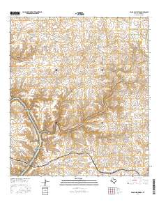 Pecos High Bridge 2016 topographic map thumbnail