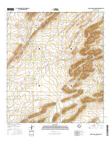 Pena Blanca Mountains 2016 topographic map thumbnail