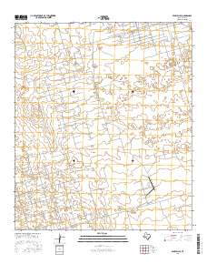 Penwell SE 2016 topographic map thumbnail