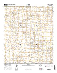 Penwell SW 2016 topographic map thumbnail