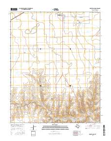 Perryton SE 2016 topographic map thumbnail