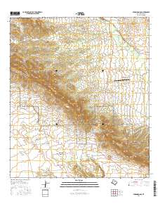 Persimmon Gap 2016 topographic map thumbnail