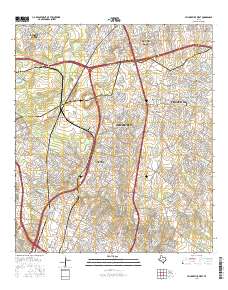 Pflugerville West 2016 topographic map thumbnail