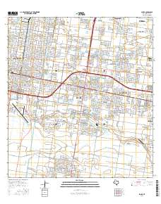 Pharr 2016 topographic map thumbnail