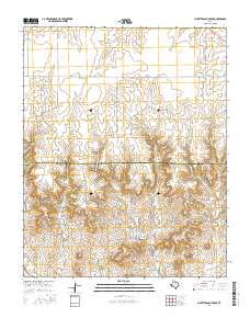 Pickett Ranch Creek 2016 topographic map thumbnail