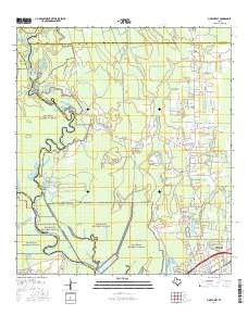 Pine Forest 2016 topographic map thumbnail