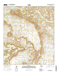 Pine Mountain East 2016 topographic map thumbnail