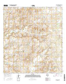 Pinto Creek 2016 topographic map thumbnail