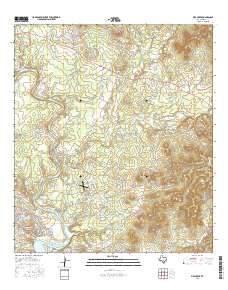 Pipe Creek 2016 topographic map thumbnail