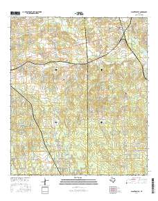 Plantersville 2016 topographic map thumbnail