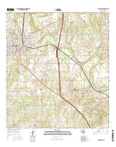 Pleasanton 2016 topographic map thumbnail