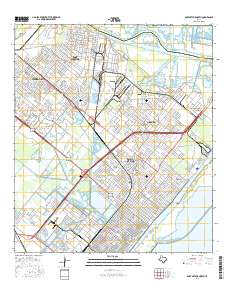 Port Arthur North 2016 topographic map thumbnail