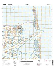 Port Isabel 2016 topographic map thumbnail