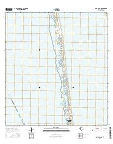 Port Isabel NW 2016 topographic map thumbnail