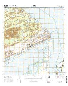 Port O'Connor 2016 topographic map thumbnail