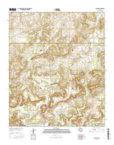 Postoak 2016 topographic map thumbnail