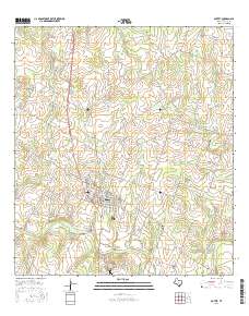 Poteet 2016 topographic map thumbnail