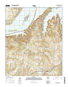 Pottsboro 2016 topographic map thumbnail