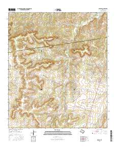 Priddy 2016 topographic map thumbnail