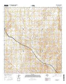Pumpville 2016 topographic map thumbnail
